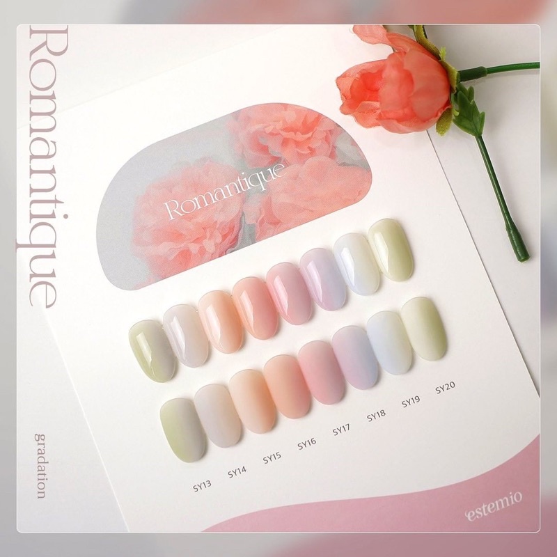 Sơn gel Estemio chính hãng Hàn Quốc set Romantique