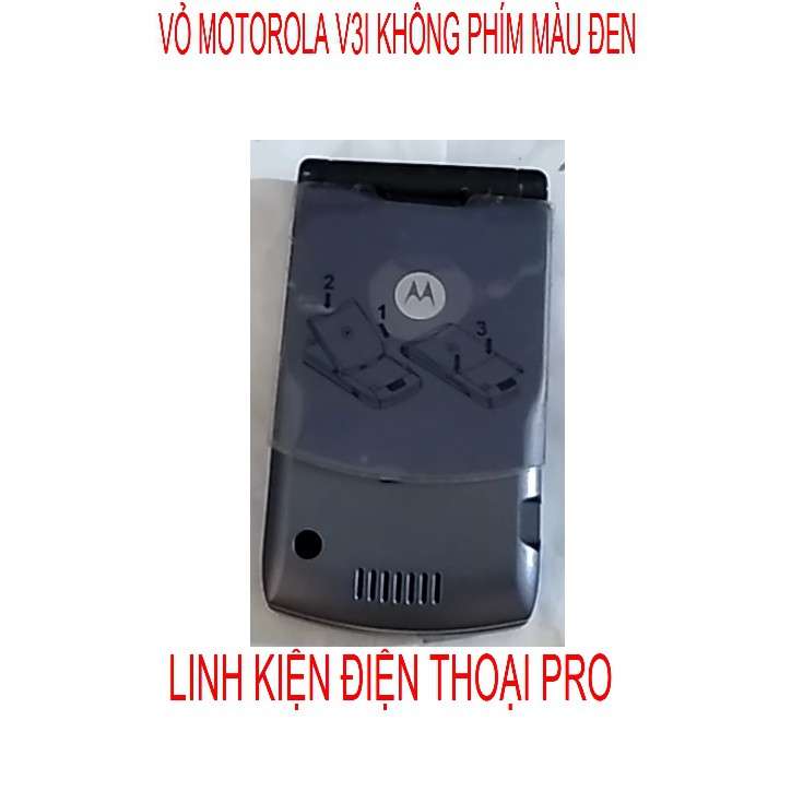 VỎ MOTOROLA V3I KHÔNG PHÍM MÀU ĐEN