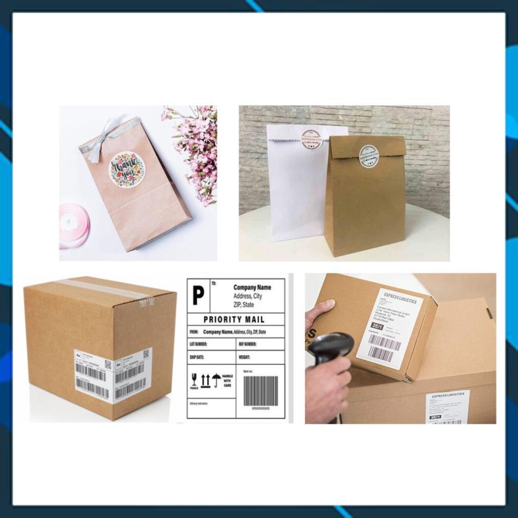 DECAL GIẤY ĐẾ XANH A4 (Xấp 100 tờ)