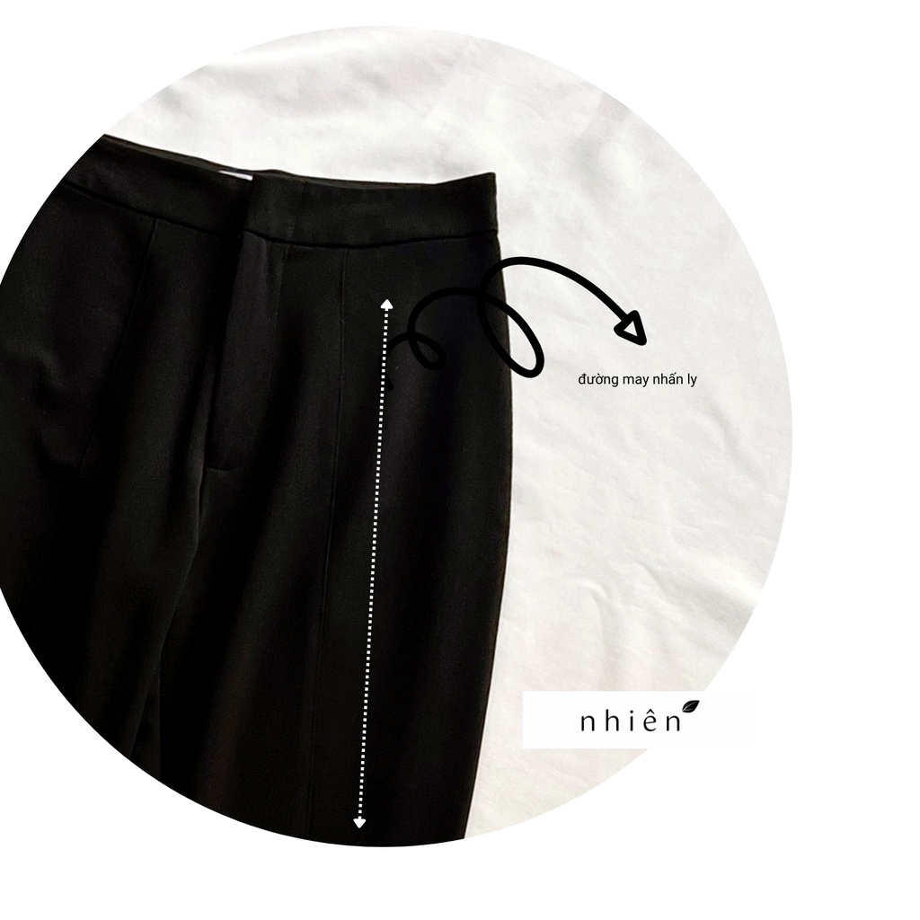 Quần tây công sở - quần tây loe nữ nhiennhienvintage BQ70