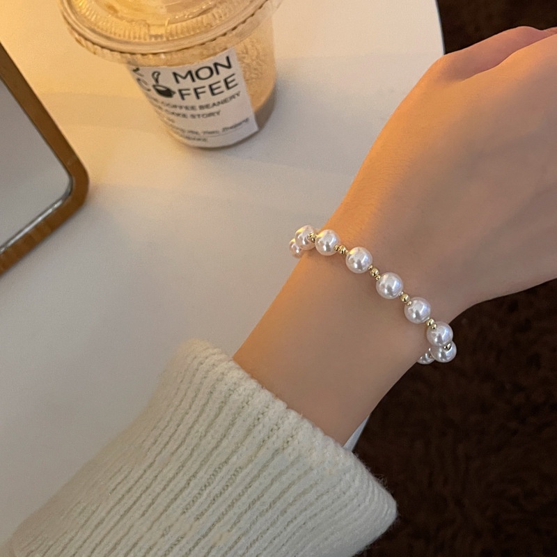 Vòng Tay Ngọc Trai Nước Ngọt Thời Trang Cho Nữ