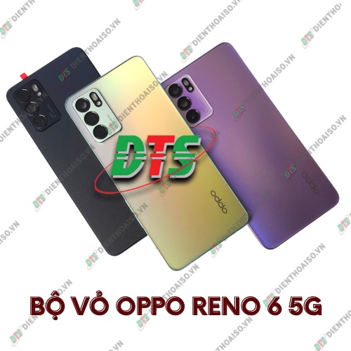 Bộ vỏ sườn lưng , kính camera ,khay sim oppo Reno 6 5g ( vỏ thay cho oppo reno 6 5g )