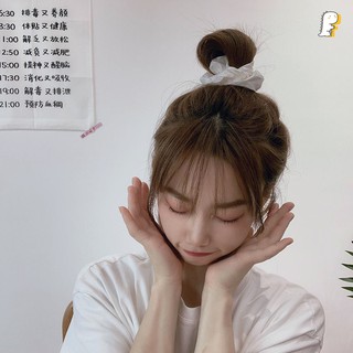 [Hàng có sẵn] Scrunchies thun cột vải dù Hologram