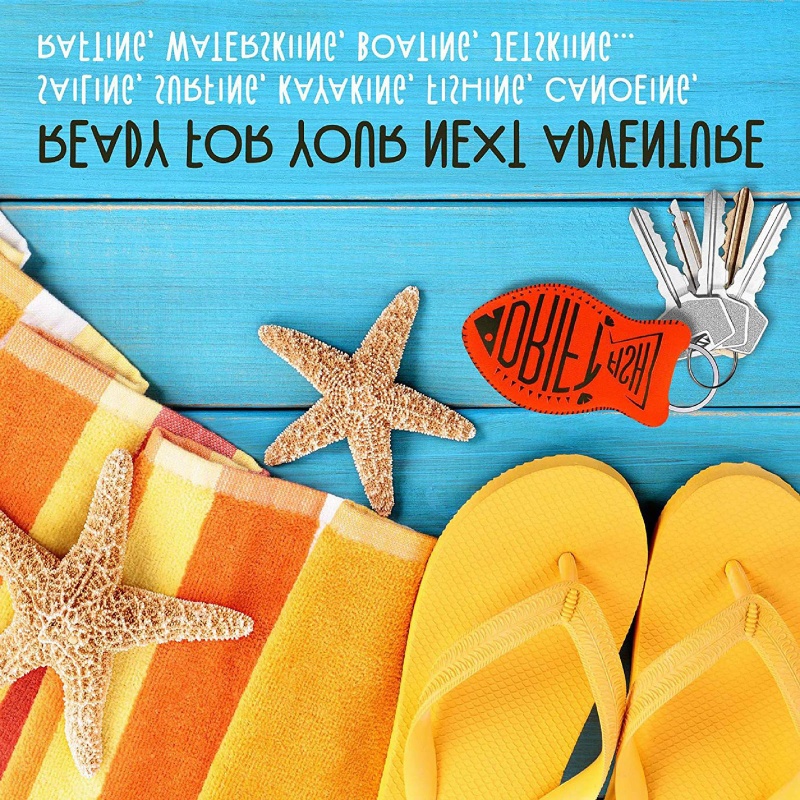 San * Móc Khóa Phao Nổi Hình Cá Bằng Cao Su Tổng Hợp Cho Chìa Khóa Thuyền F