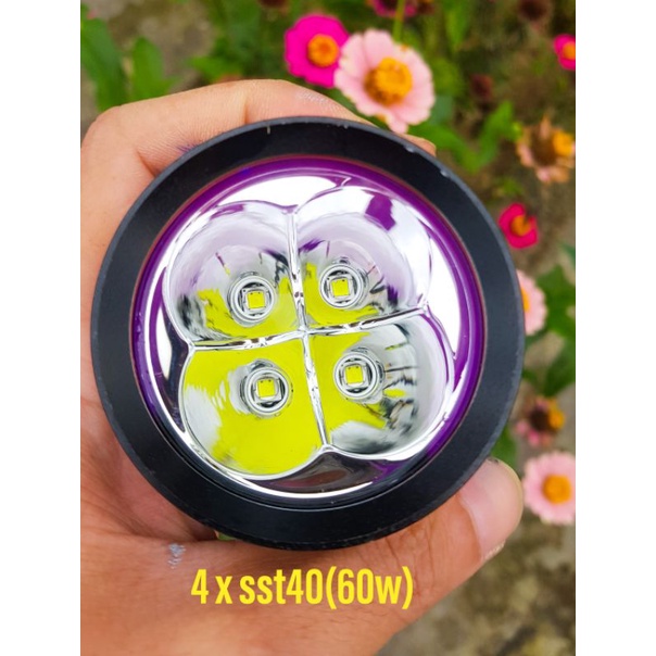 Đèn trợ sáng l4x SFT40/SS40 đủ công suất 60w quang thông 8000 lumen