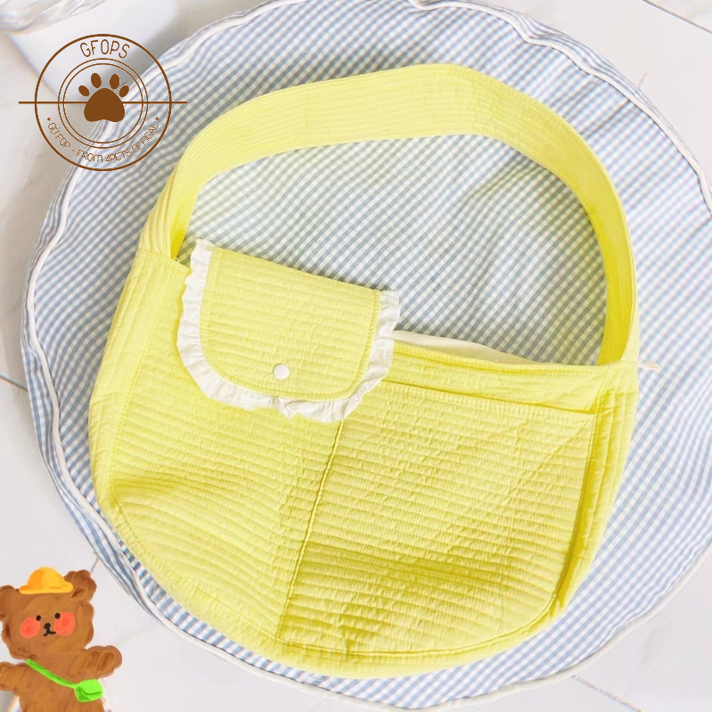 Túi vận chuyển cho chó mèo Ulzzang phong cách Hàn Quốc  siêu to cực xinh - 4pets official