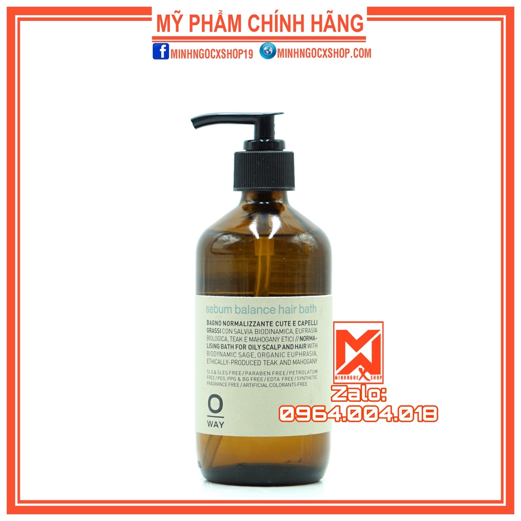 Dầu gội cân bằng dầu OWAY SEBUM BALANCE HAIR BATH 240ml chính hãng