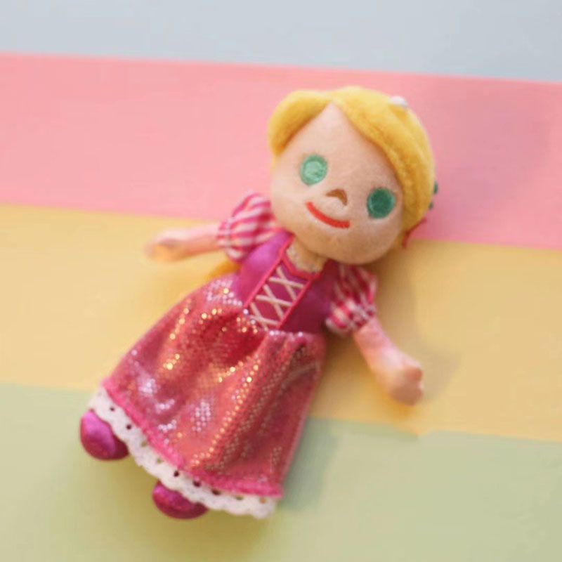 Đồ chơi nhồi bông Hình Công Chúa Elsa Anna 14cm Mềm Mại