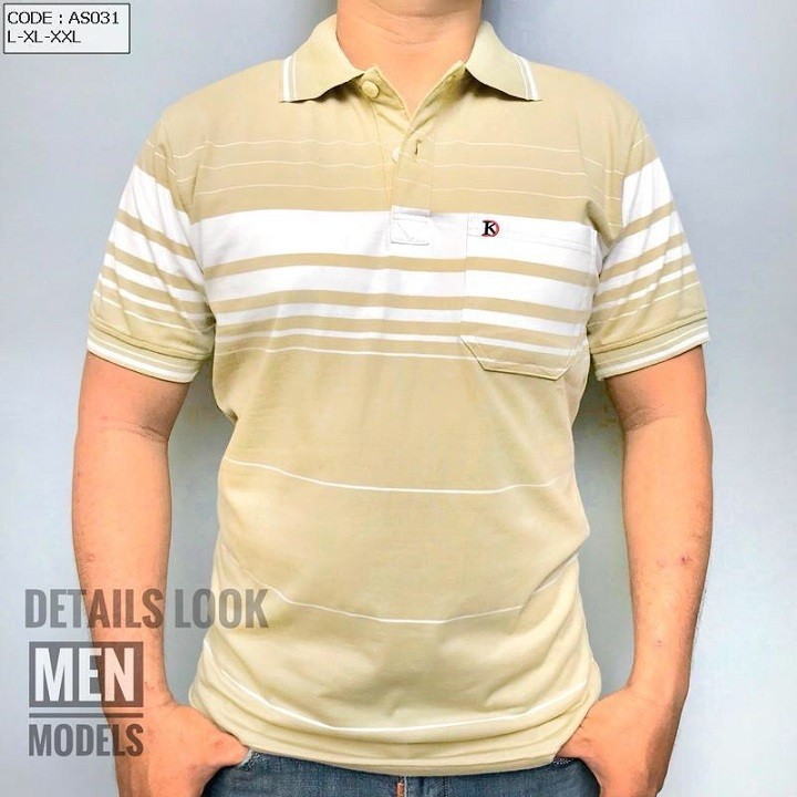 Áo Thun Nam Lớn Tuổi Có Túi Big Size 90kg -Áo Thun Nam Có Túi Trung Niên