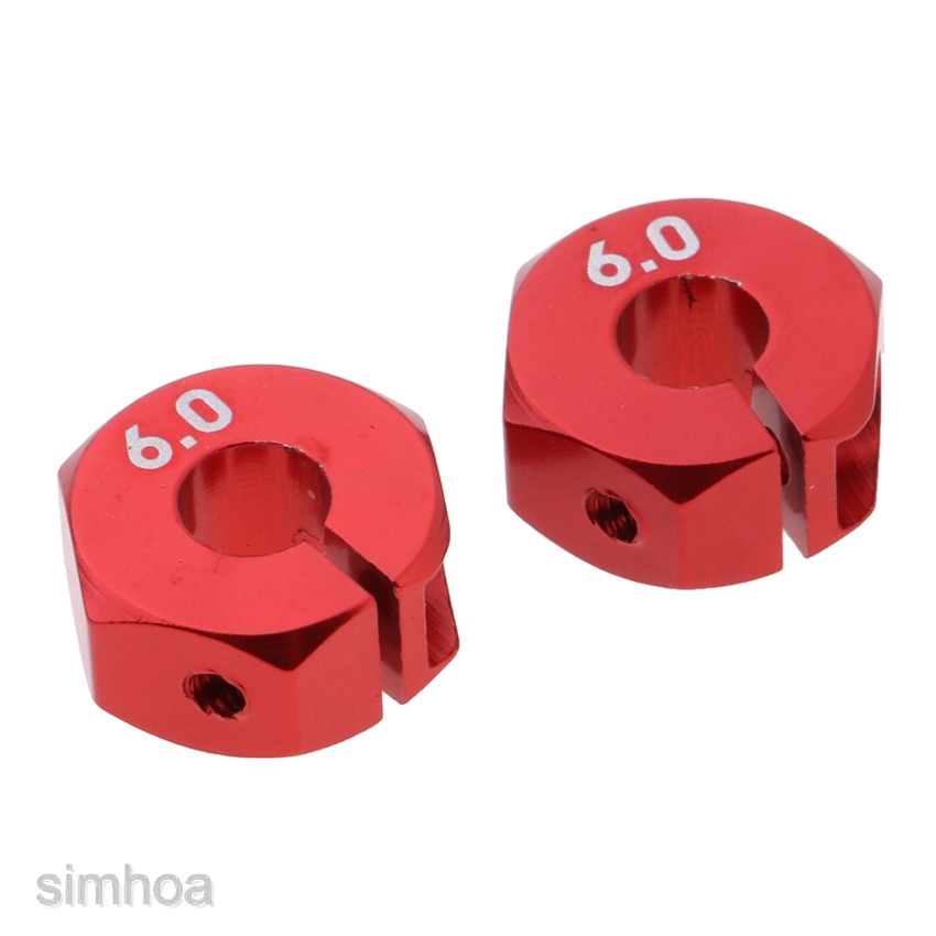 4pcs Wheel Hex Mount 12mm Hex Hub Red for 1:10 Scale RC Car Upgrade Parts