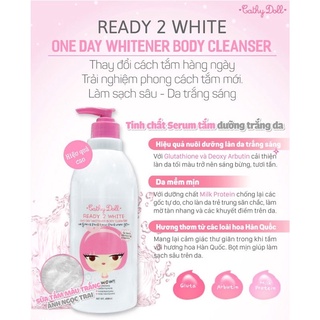 Sữa tắm trắng da Cathy Doll Ready 2 White Thái Lan (450ml)