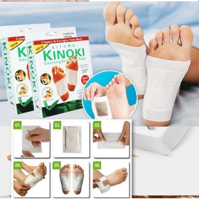 Miếng dán chân thải độc Kinoki