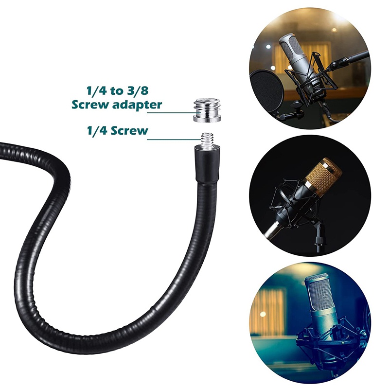 Giá Đỡ Micro Cổ Ngỗng Linh Hoạt Gắn Bàn Tiện Dụng Cho Họp / Podcast