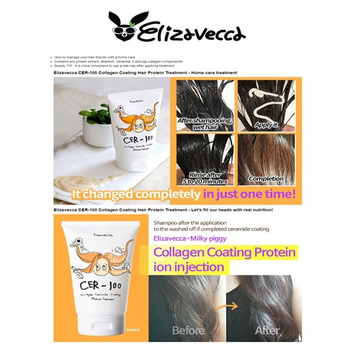 Tinh Chất Collagen Elizavecca Dưỡng Da Chứa Protein 100ml