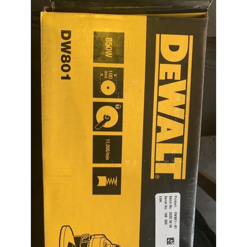 Máy Mài Góc 100mm 850W DEWALT DW801 DW802 - Chính Hãng