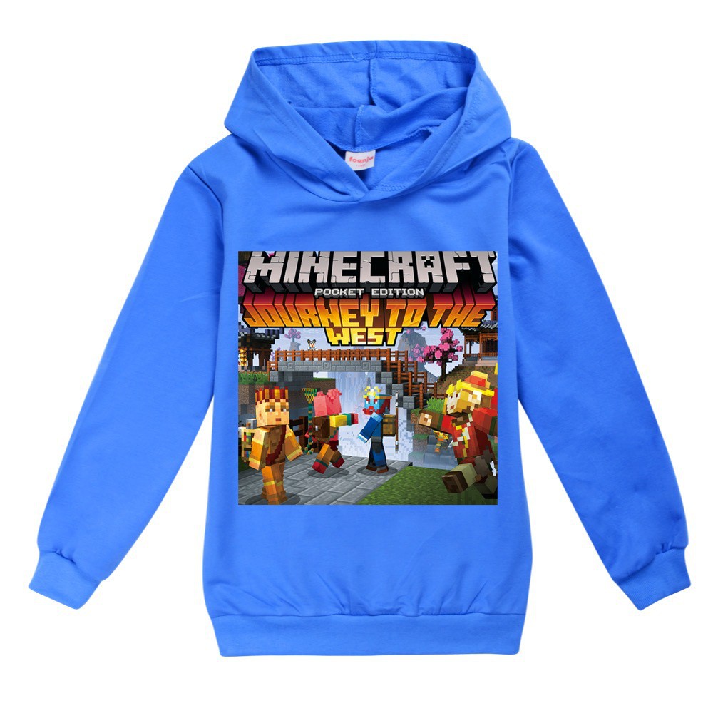 PUBG Áo Hoodie Cotton Họa Tiết Minecraft 2021