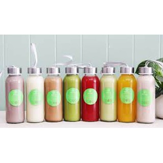 Chai thủy tinh nắp dây 500ml