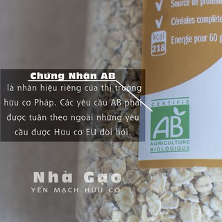 Yến mạch cán mỏng hữu cơ 500g