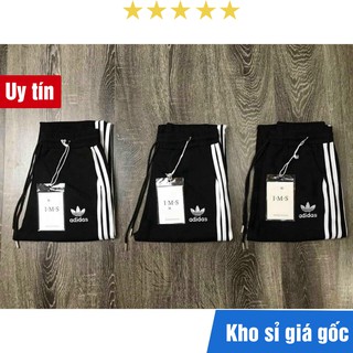 Quần jogger thể thao 3 sọc bo gấu unisex
