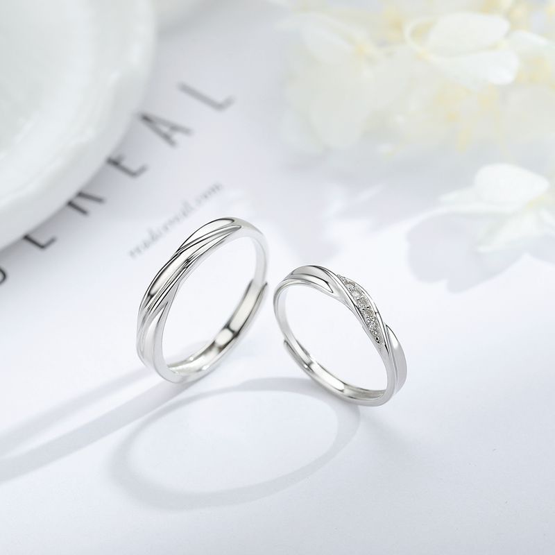 Nhẫn Đôi Bạc Dreamsilver, Nhẫn Cặp Javes Ring Chỉnh Được Size ND006