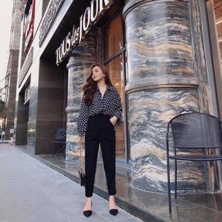 Quần baggy tây nút bọc BSK