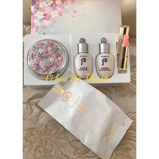 Phấn nước Whoo dưỡng trắng bản hoa đào