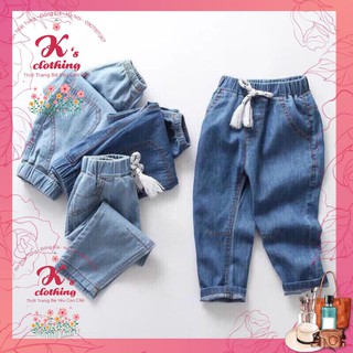 Quần Baggy ❤FREESHIP❤giả jean mềm mại bé gái 2-6t