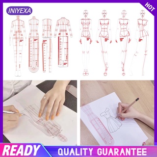 Bộ 4 Thước Cong Iniyexa Kiểu Pháp Thiết Kế Thời Trang