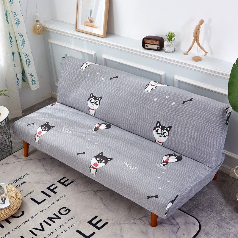 Giường gấp đôi ghế sofa nhỏ phòng ngủ mini sử dụng kép lười biếng gỗ rắn có thể bơm hơi đa chức năng bọc vải <