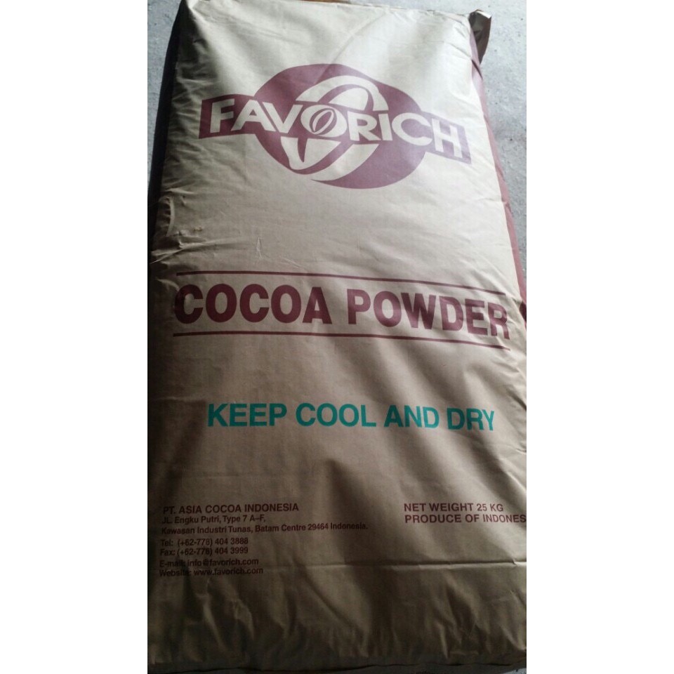 Bột Cacao Nguyên chất 1KG_Bao 25Kg (Xuất xứ Indonesia)
