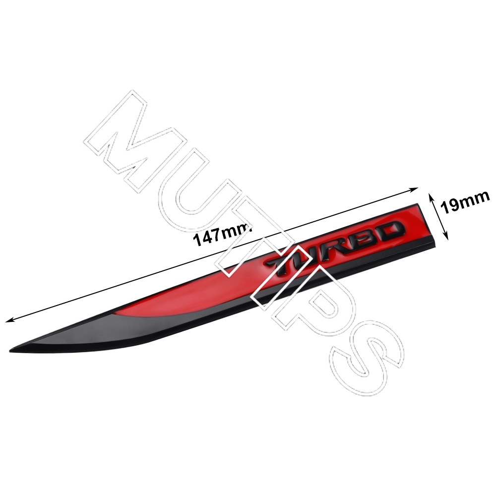 FENDER Set 2 Phụ Kiện Trang Trí 3D Bằng Kim Loại Cho Xe Hơi Toyota Honda Mitsubishi KIA Ford Hyundai Nissan BMW