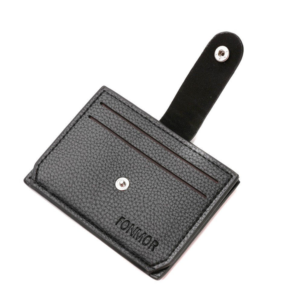 Men Mini PU Leather Card Bag Holder Purse ID Credit Card Holder Wallet @vn