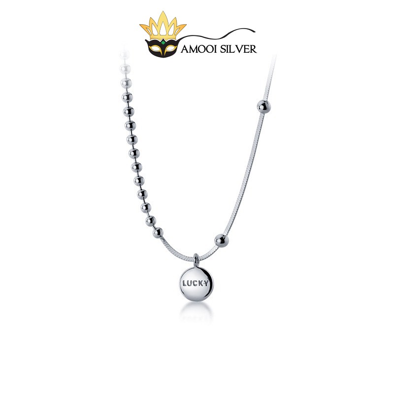 Dây chuyền choker bạc S925 lucky - Amooi Silver AD65