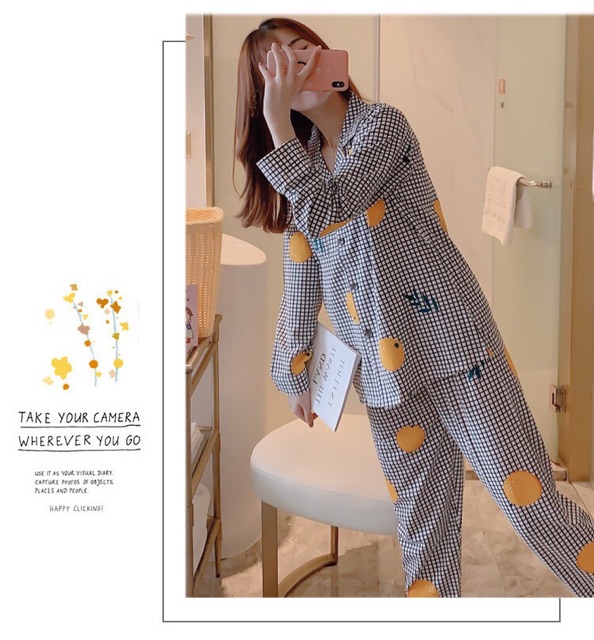 [ Có sẵn] Bộ ngủ dài tay Pijama basic (giá gồm 2% phí ) | BigBuy360 - bigbuy360.vn