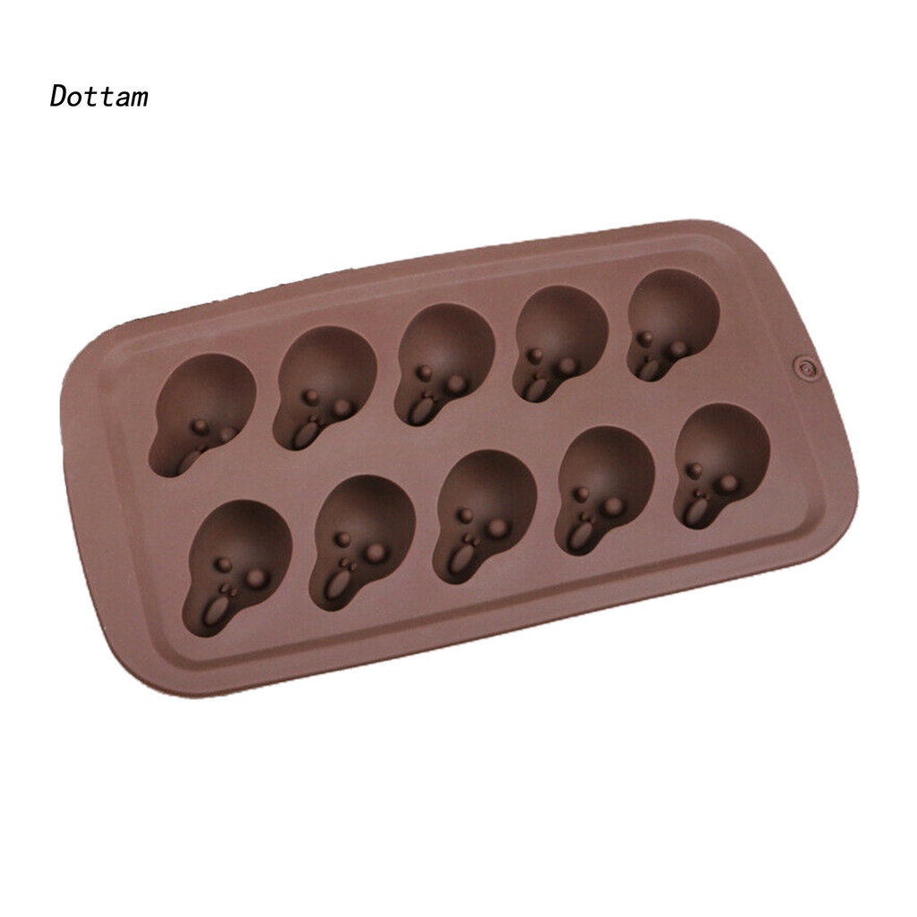 [Dt] Reusable Chocolate Mold Holiday Chocolate Cake Mould Heat Resistant for Party