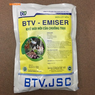 Men lót nền BTV EMISER - Khử mùi hôi của chuồng trại MEOGOG