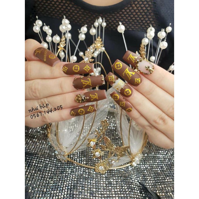 Vương miện decor chụp mẫu nail