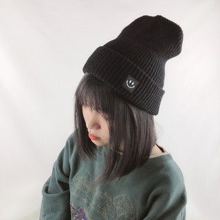 Nón beanie cười vuông - N134