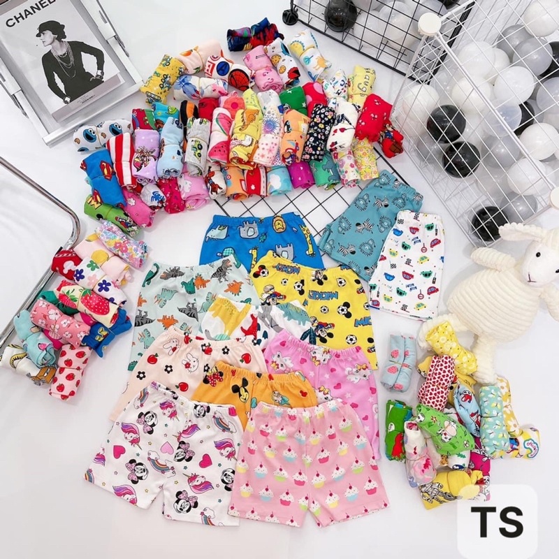 [8-17kg] Quần đùi bé trai, quần bé gái chất borip xuất mền mịn, họa tiết siêu dễ thương Bibokids (giá 1 quần)