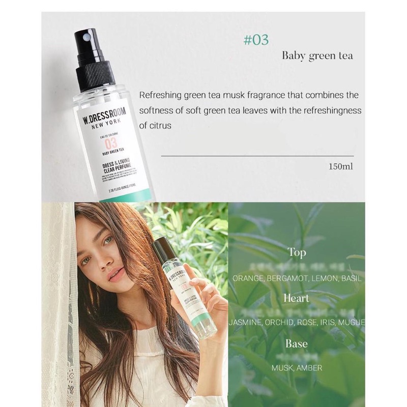 Xịt thơm W.Dressroom chiết || Faevar