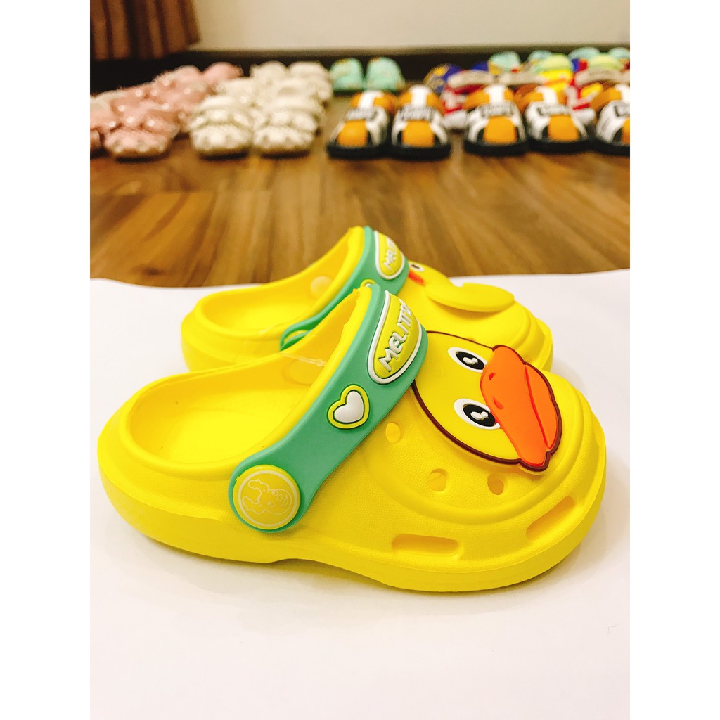 Dép Sục Vịt Vàng Cho Bé Trai Bé Gái Từ 1 đến 3 tuổi RoyalKids Size 13-17cm