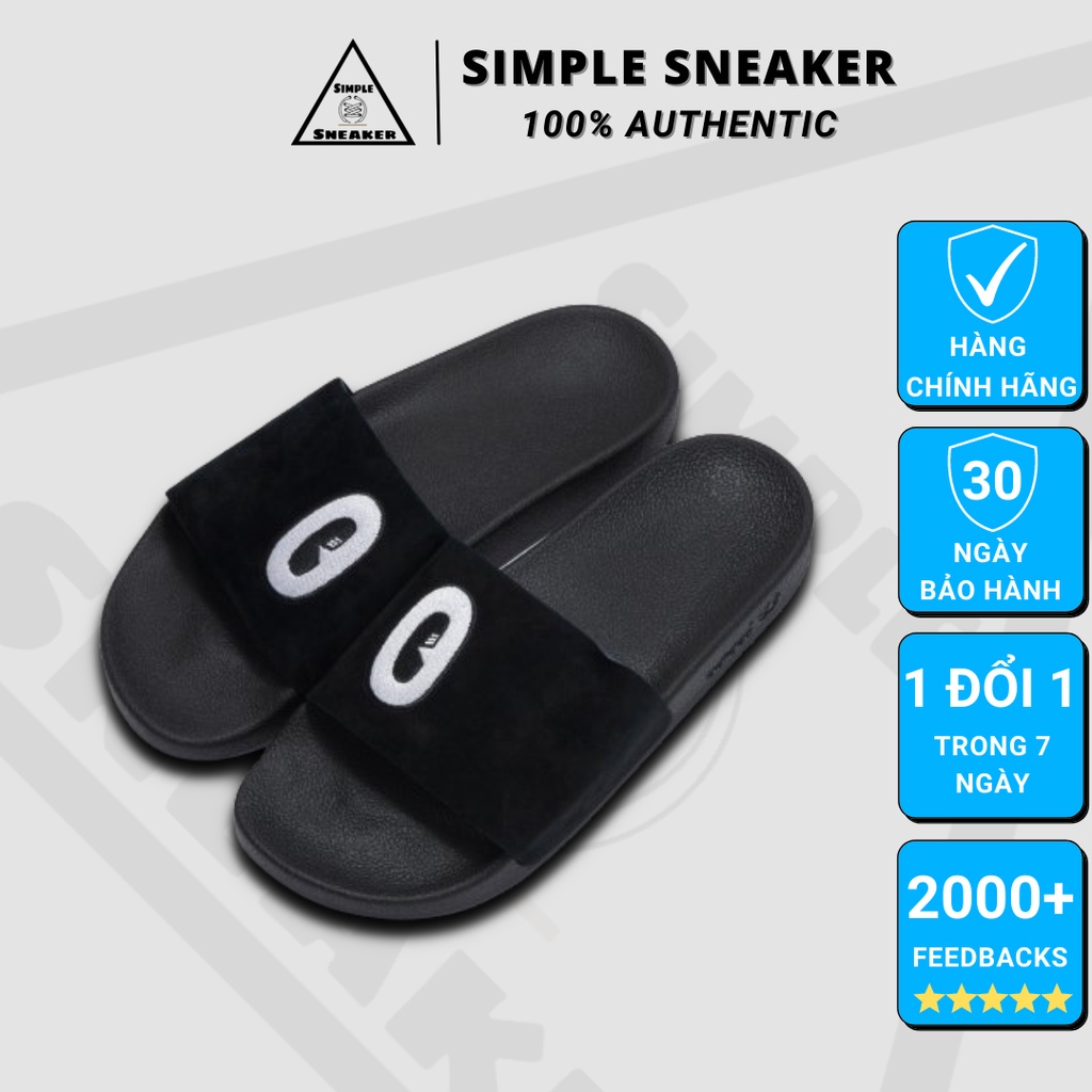 Dép Adidas Adilette Quai Ngang HÀNG CHÍNH HÃNG Adidas Originals Adilette Black x Hattie Stewart - Simple Sneaker