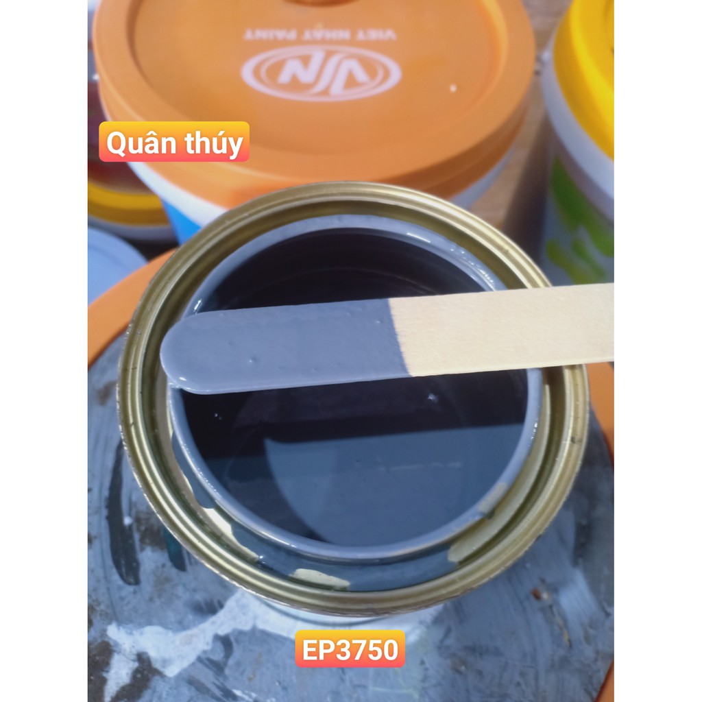Sơn kẽm, sơn sắt mạ kẽm CAO CẤP HẢI ÂU Màu xám đậm EP3750 - Sơn mạ kẽm 2 thành phần EPOXY