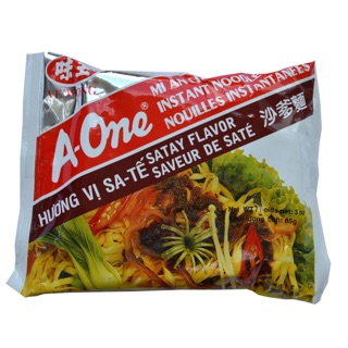 Mì sa tế A-One gói 85g