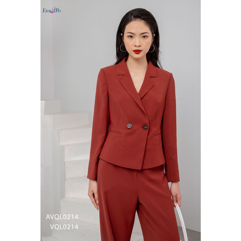 Áo vest Emspo dáng thời trang công sở AVQL0214