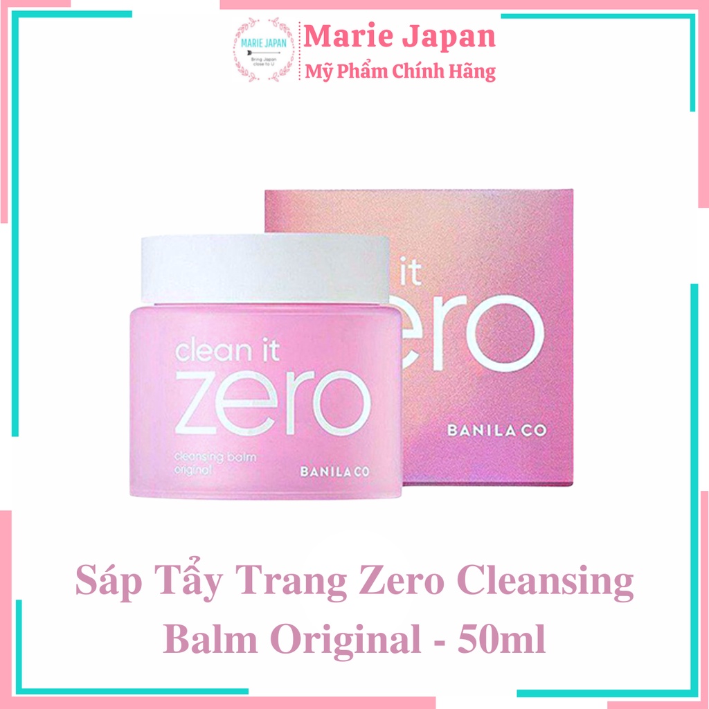 Sáp Tẩy Trang ZERO HỒNG Cleansing Balm Original - HỘP FULLSIZE 50 ML