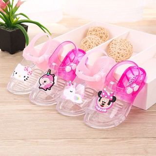 Giày Búp Bê Nhựa Trong Suốt Thời Trang Hè 2021 Xinh Xắn Cho Bé Gái