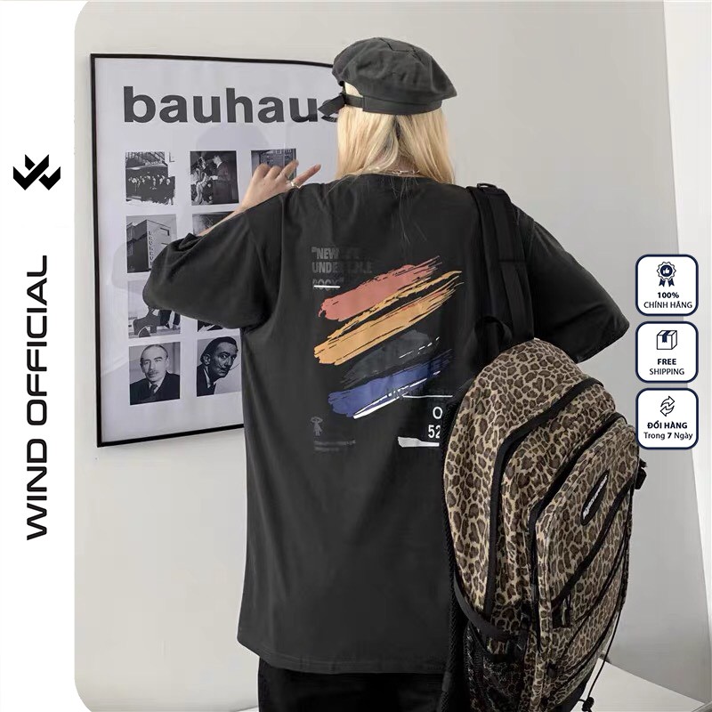 Áo phông nữ WIND Unisex tay lỡ form rộng B814 oversize thời trang nam nữ ulzzang