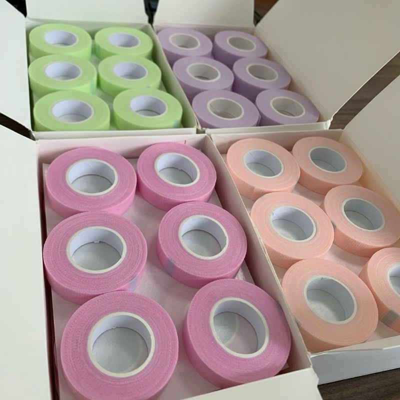 Băng keo Nhật đủ màu không đứt mi thật_Không đau rát da