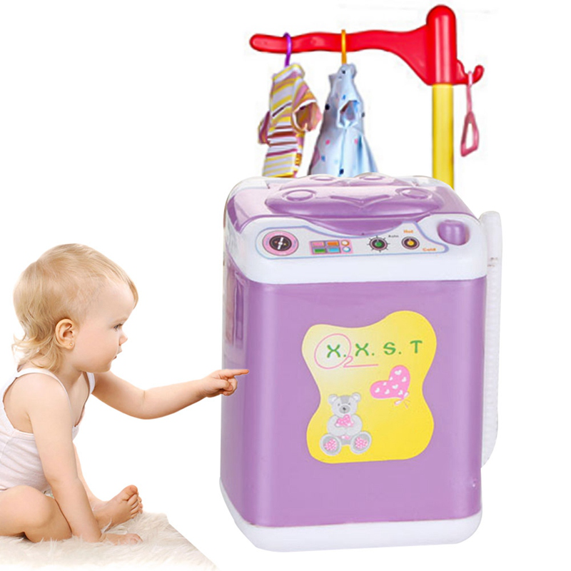 Barbie Doll Washing Machine Play House Toy Accessories Mini Washing Machine